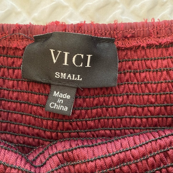 Vici Smocked Babydoll Dress - Size Small. - Picture 6 of 8